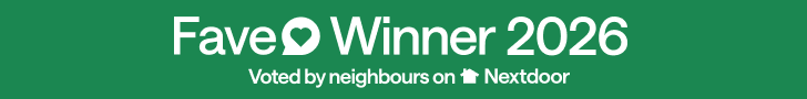 Nextdoor Fave Winner 2026 — voted by neighbours on Nextdoor